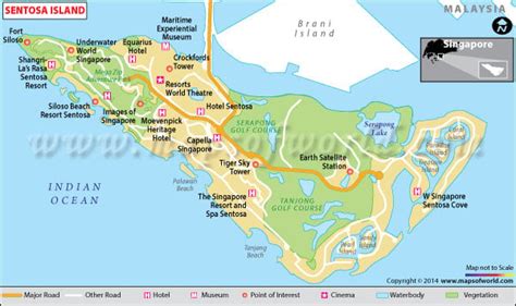 Sentosa Island Map