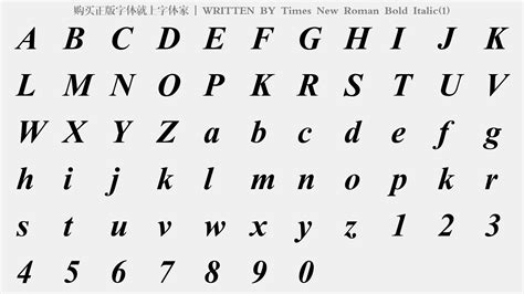 Times New Roman Bold Italic(1)免费字体下载 - 英文字体免费下载尽在字体家