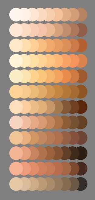 My skintones by Lily-Fu | Palette art, Skin color palette, Digital art ...