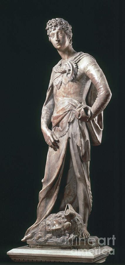 David, Marble Statue Photograph by Donatello