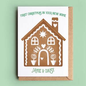 First Christmas In Your New Home Card By So Close