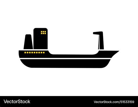 Tanker ship design Royalty Free Vector Image - VectorStock