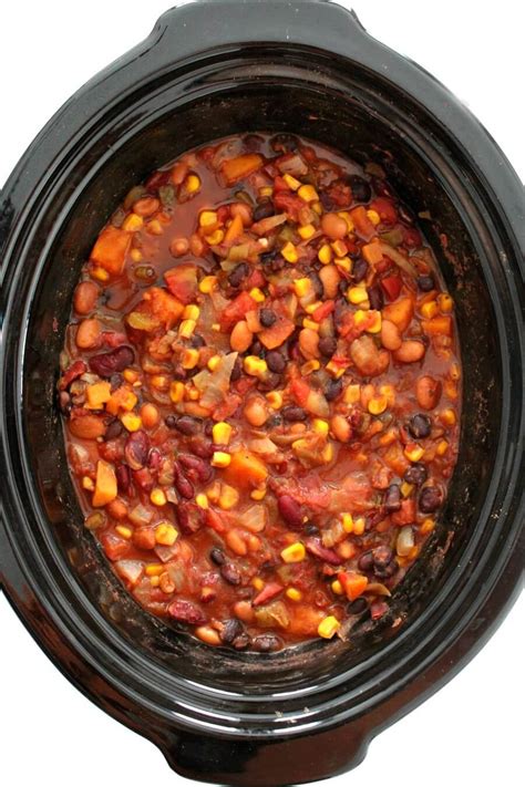 Slow Cooker Vegetarian Chili (Vegan, Gluten-Free, Allergy-Free)