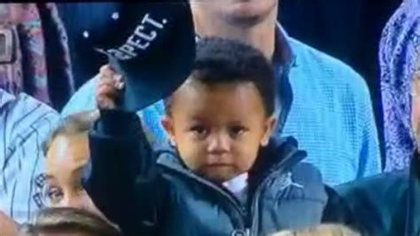 Watch Derek Jeter's nephew give Yankee legend cutest hat tip ever Kc Royals Baseball, Baseball ...
