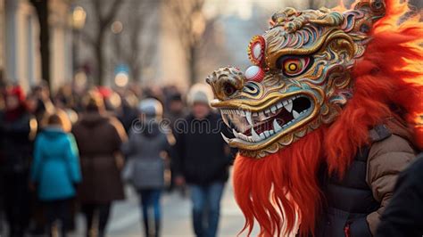 Traditional Chinese New Year Dragon Dance Costume with Intricate Design ...