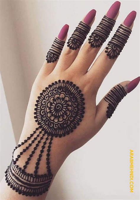 50 Gol Tikki Mehndi Design (Henna Design) - October - FinetoShine