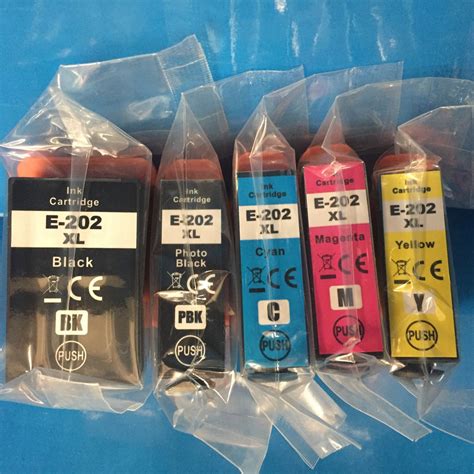 Set 202xl Epson Ink Cartridges XP 6000 6001 6005 6100 6105 Replace T20 ...