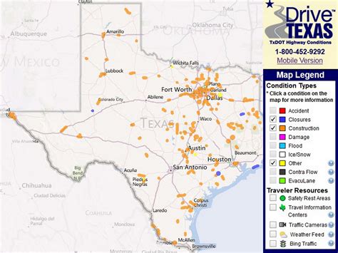 Texas Dot Road Conditions Map - Spring 2024 Trends