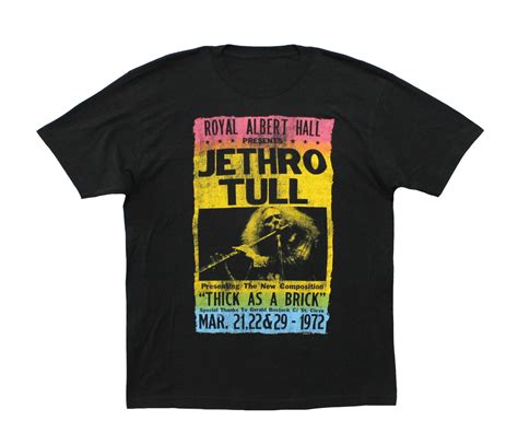 Jethro Tull Thick as a Brick Poster - Black - Vancouver Rock Shop