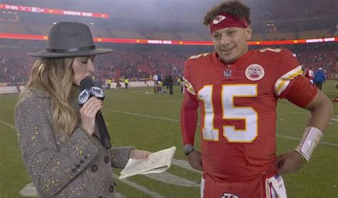 NFL World Reacts To Patrick Mahomes' Postgame Interview - The Spun