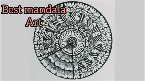 Step by step easy mandala art tutorial । Simple but beautiful mandala art । Best mandala art ...