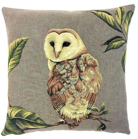 Barn Owl Pillow Cover Owl Lover Gift Owl Decor Barn Owl Throw Pillow ...