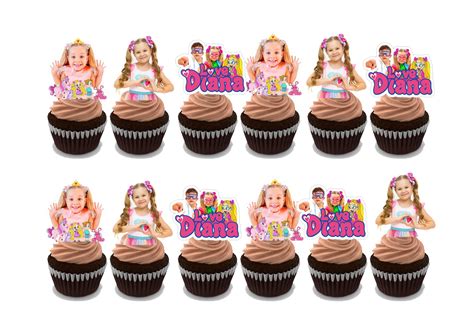 Diana and roma cupcake topper 12pcs | Lazada PH