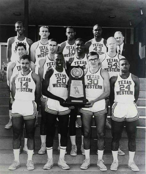 1966 NCAA Men's basketball champion Texas Western (now known as UTEP) | Texas western, Western ...