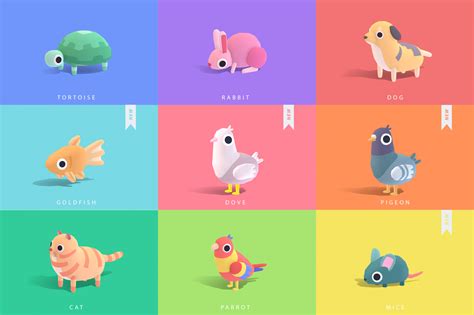 Quirky Series - Animals Mega Pack | GameDev Market