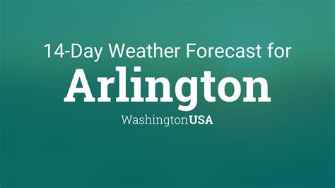 Arlington, Washington, USA 14 day weather forecast