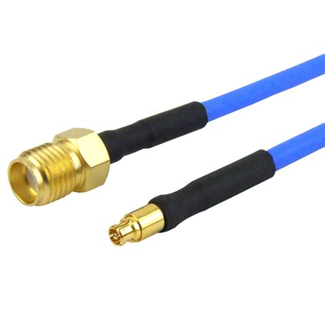 SMA Female to Mini SMP Female Cable FM-F086 Coax in 36 Inch