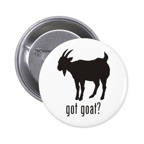 Goat Button | Zazzle