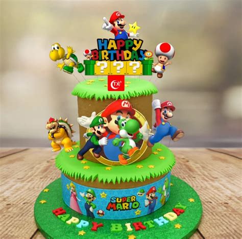 Super Mario Cake Topper