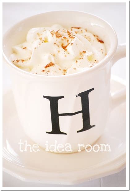 DIY Monogrammed Mugs - The Idea Room