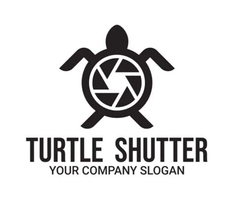 Turtle Camera Shutter Logo Design Template | Free Design Template