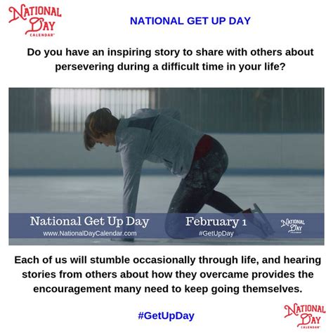 NATIONAL GET UP DAY - February 1