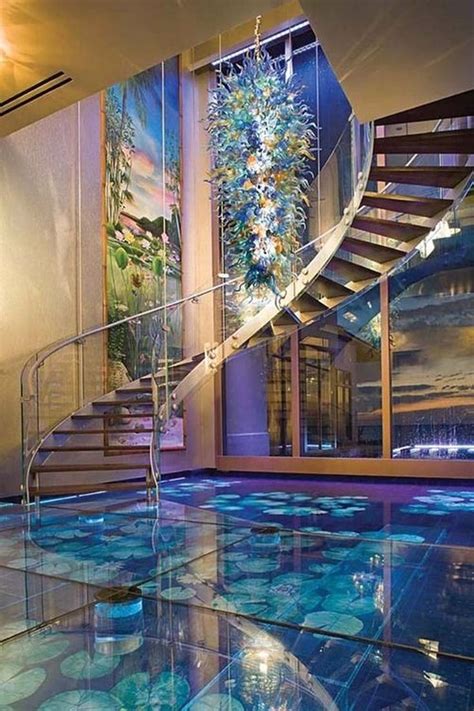 30 Amazing Home Stairs Design Ideas With Aquarium | My dream home ...