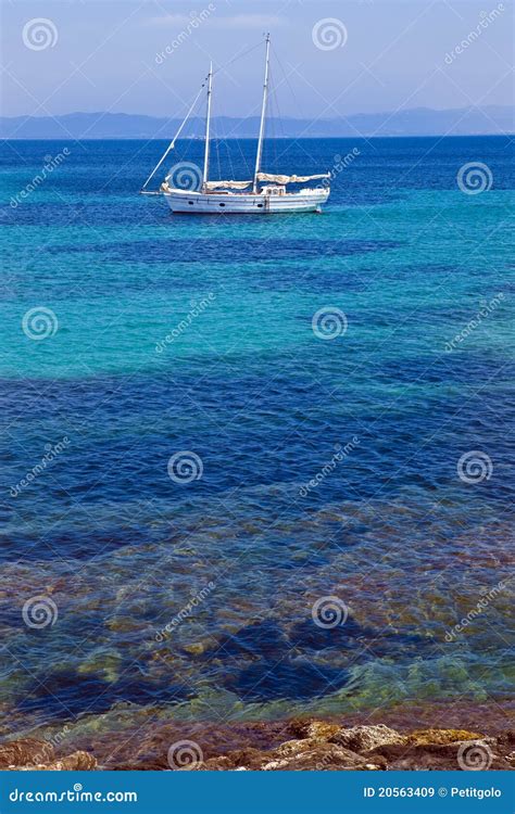 Open Berth in Porquerolles Island Stock Image - Image of berth, weather ...