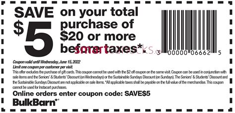 Bulk Barn Canada Coupon, Valid Until June 15