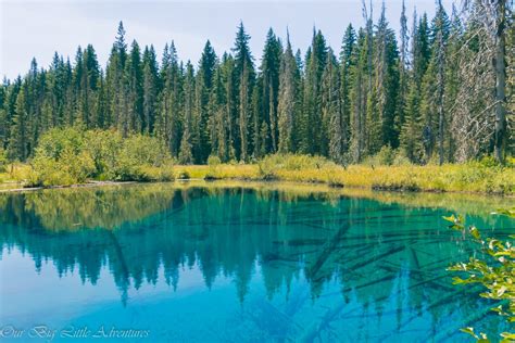 Little Crater Lake: a stunning natural wonder - Our Big Little Adventures