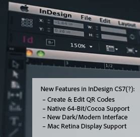 Sneak Peek! Adobe InDesign CS7(?): New UI, Native 64-Bit, QR Codes ...