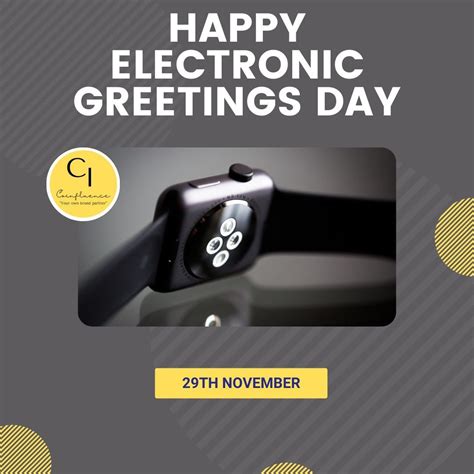 Happy Electronic Greetings Day | Electronic greeting cards, Digital ...