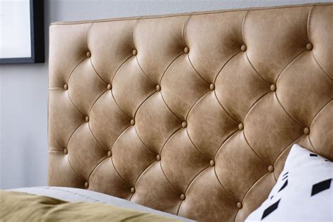 Alessio Bedhead | Bed back design, Leather bed, Leather bedhead