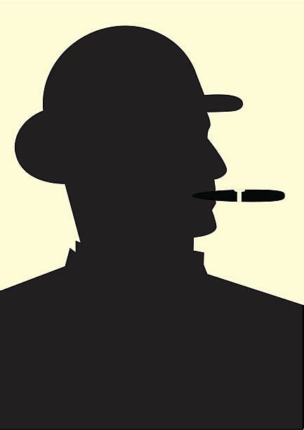 Old Man Smoking Cigar Silhouette Stock Photos, Pictures & Royalty-Free ...