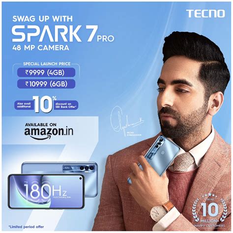 TECNO launches SPARK 7 Pro featuring 48MP Triple Rear camera & a powerful Helio G80 processor ...
