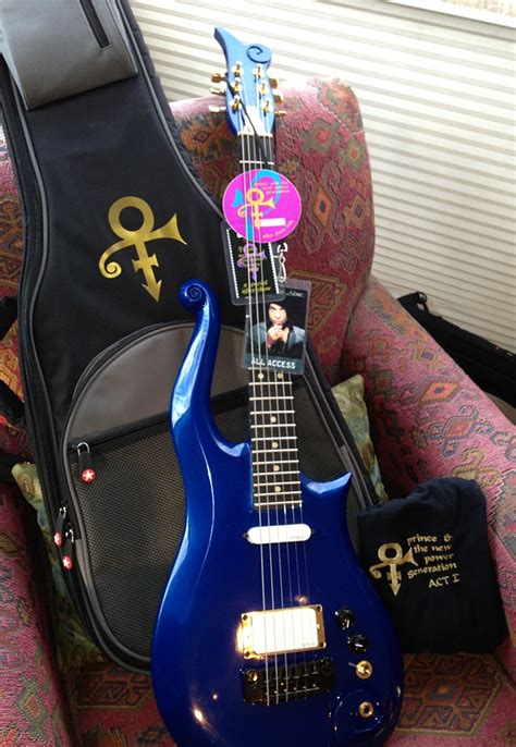 Lot Detail - Prince Original Custom Made Replica Blue Angel Cloud Guitar