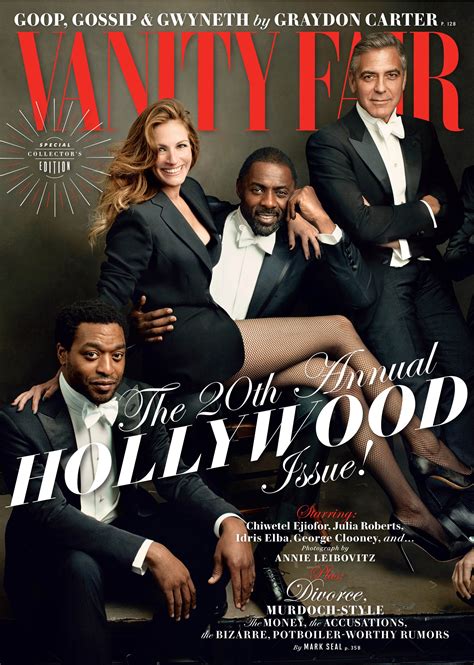 Vanity Fair Magazine's 2014 Hollywood Cover: Ejiofor, Clooney, & More ...