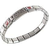 Amazon.com: Grave's Disease Medical ID Alert Bracelet for Men or Women Awareness Stainless Steel ...