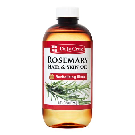 Buy De La Cruz Rosemary Oil Blend Moisturizer with Castor, Avocado and Olive Oil - Topical Use ...