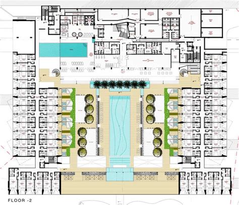 Gallery of Yellow Hotel / PLAN Associated Architects - 17 | Hotel plan, Hotel floor plan, Hotel ...