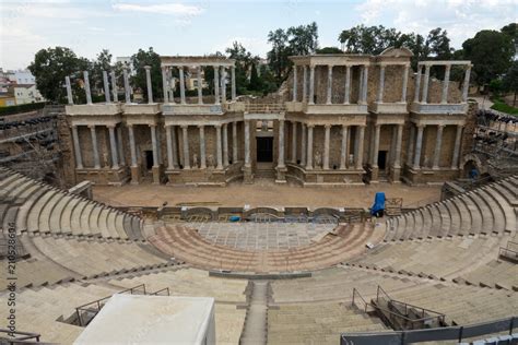 Teatro romano de Mérida Stock Photo | Adobe Stock