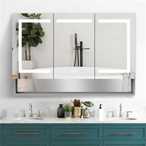 Lighted Bathroom Mirror Cabinet | Cabinets Matttroy