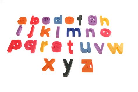 TVOKIDS Lowercase Alphabet 3D Printed Letters Logo 3D Printing - Etsy Canada