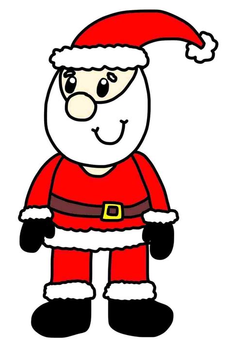 Cute Santa Drawing | Free download on ClipArtMag