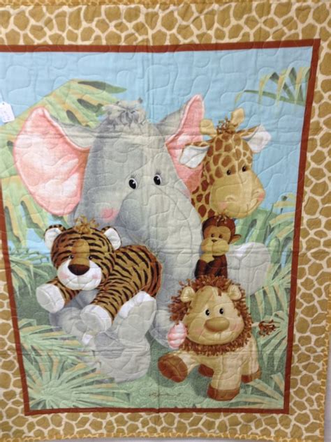 Jungle Babies Baby Quilt