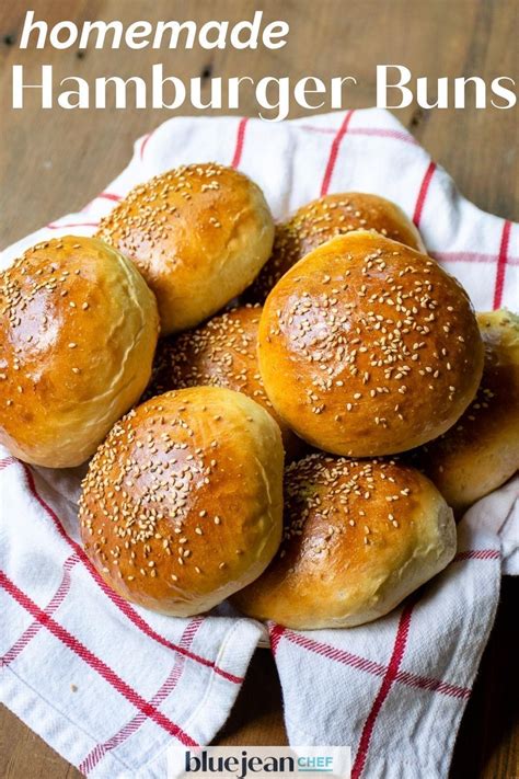 Homemade Soft Hamburger Buns | Blue Jean Chef - Meredith Laurence ...