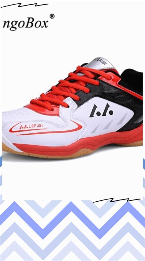 2016 Badminton Shoes For Men Leather Mens Badminton Sport Sneakers Big Size 11 Indoor Court ...