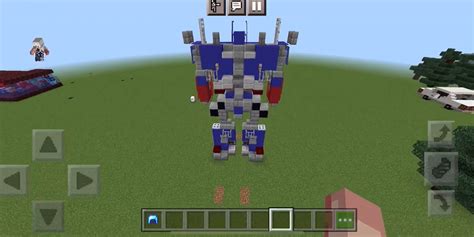 Minecraft Player Creates Working Optimus Prime Transformer