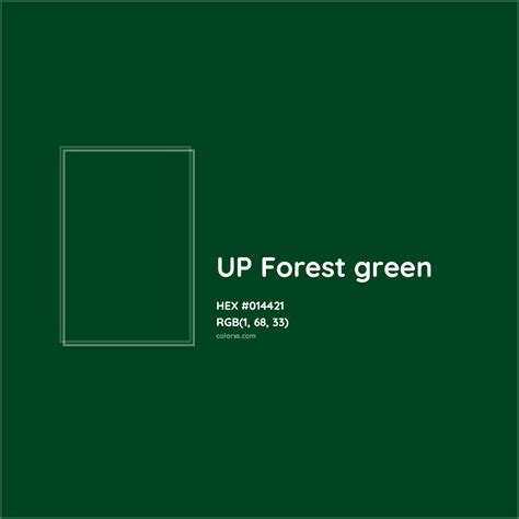 About UP Forest green Color - Color codes, similar colors and paints ...