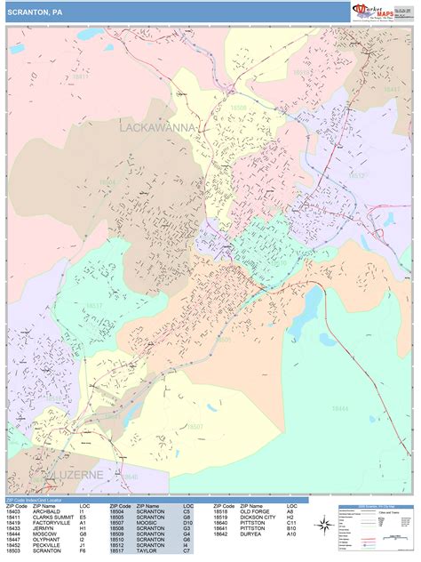 Scranton Pa Zip Code Map Us States Map - vrogue.co